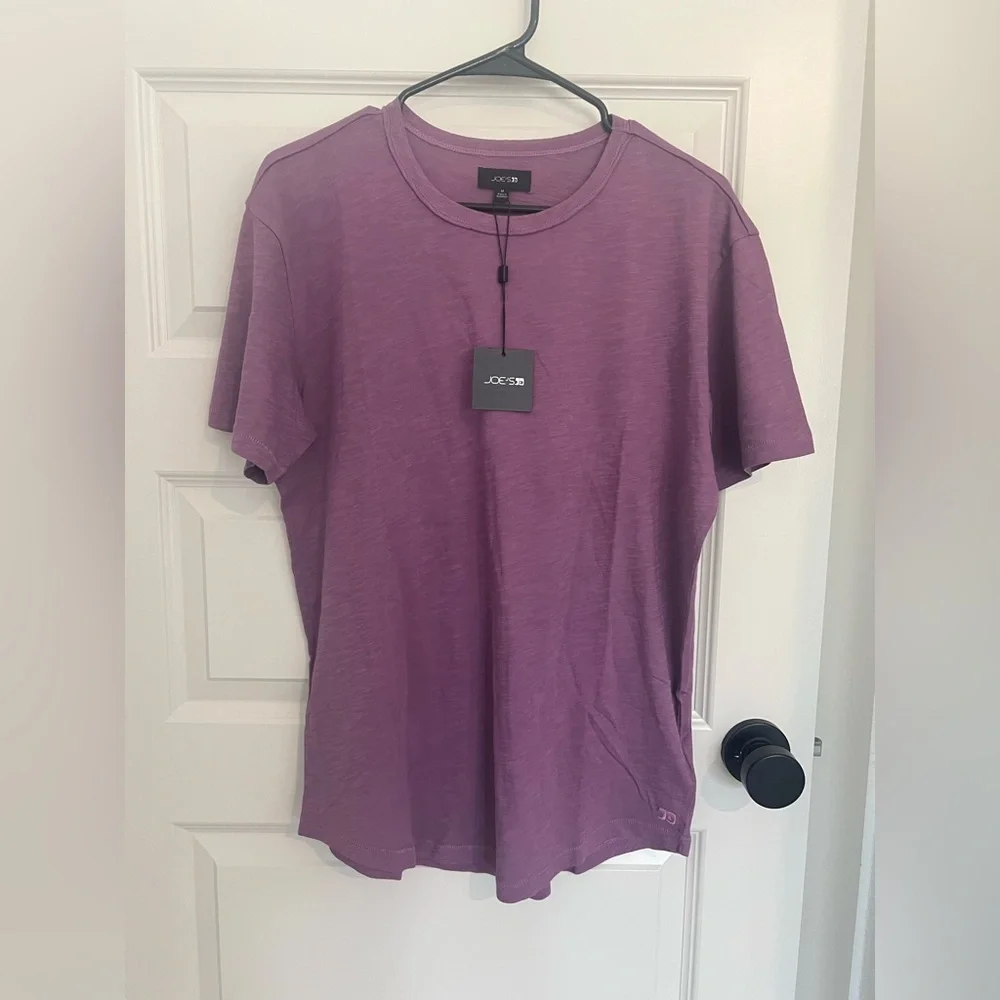 Joe’s Jeans Grape Haze Short Sleeve Tee Medium NWT - Picture 2 of 7